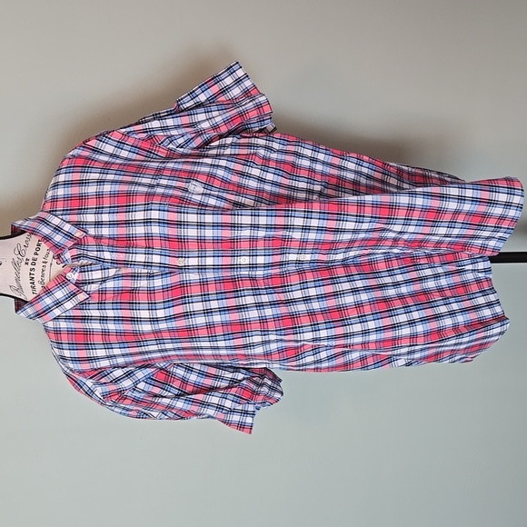 Plaid Chaps Button Down - Picture 1 of 6